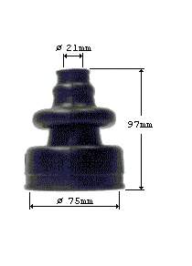 26283 GKN-Spidan osłona przegubu homokinetycznego półosi przedniej wewnętrzna