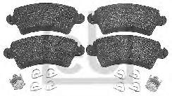 425203 Peugeot/Citroen Klocki hamulcowe przednie tarczowe