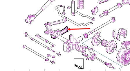 52087720AB Chrysler Silentblock przedniego wahacza dolnego