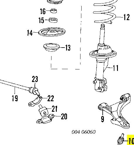 4449553 Chrysler sworzeń wahacza dolny