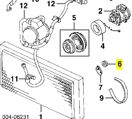 Rolka napinacza paska napędowego 3055 Market (OEM)