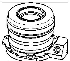 0679346 General Motors cylinder roboczy sprzęgła (wysprzęglik w komplecie z łożyskiem wyciskowym)