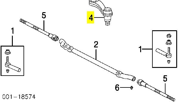 Ramię przekładni kierowniczej 3226ESC Febest