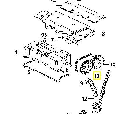 Tłumik drgań łańcucha rozrządu Honda 14530PNA003 cena, od 56,49 USD