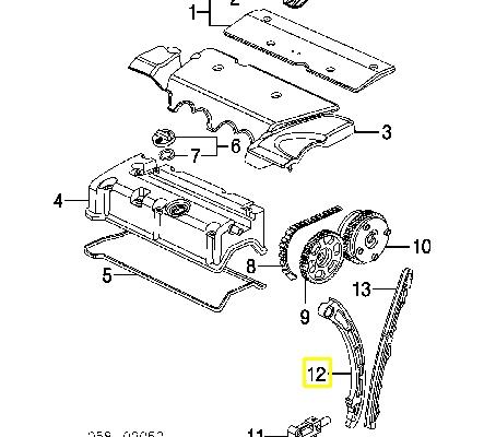 Prowadnica napinacza łańcucha rozrządu Honda 14520PNA003 cena, od 54,21 USD