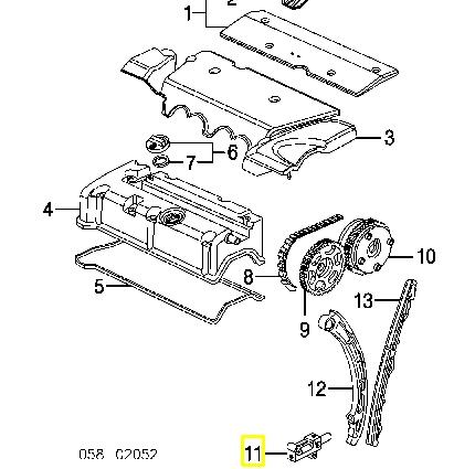 14510PNA003 Honda Napinacz łańcucha rozrządu