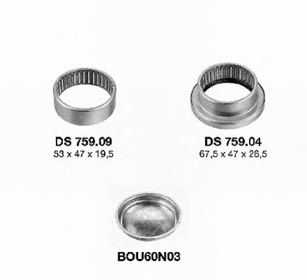 KS55902 SNR Silentblock wahacza tylnego (zestaw)