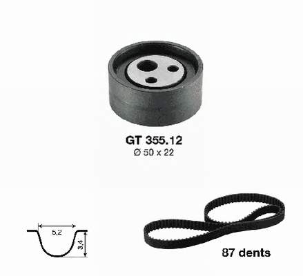 KD45513 SNR Pasek rozrządu, zestaw