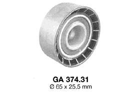 Rolka napinacza paska napędowego Gates T39057 cena, od 28,36 USD