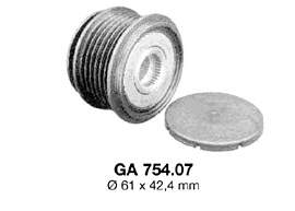 Koło pasowe alternatora Gates OAP7047 cena, od 32,66 USD