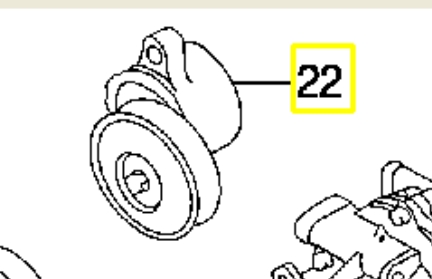 1754077E10 Suzuki Napinacz paska napędowego