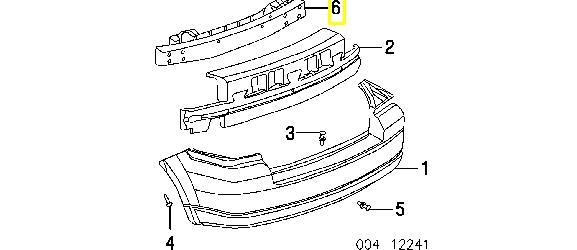 Wzmocnienie zderzaka tylnego do Dodge Caliber SXT PM