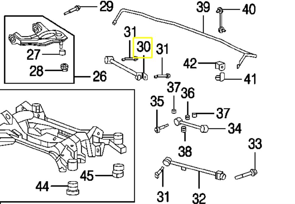 52350TA0A00 Honda Wahacz zawieszenia tylnego poprzeczny