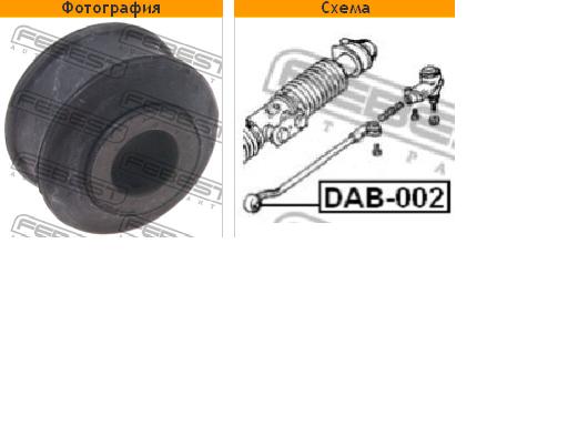 Tuleja (silentblock) drążka kierowniczego Q0050712 Q-fix