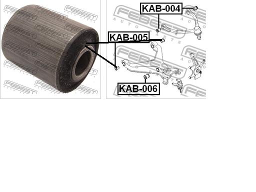 0K01134820 Hyundai/Kia Silentblock przedniego wahacza dolnego