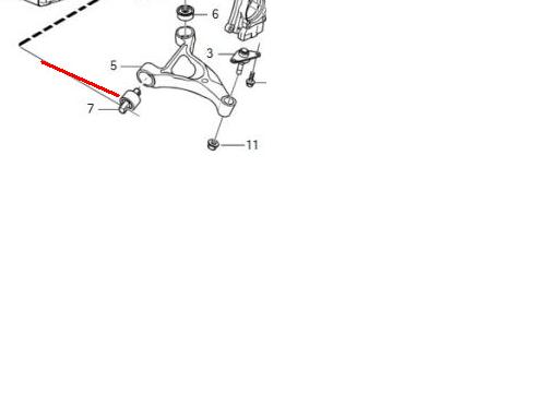 30639368 Volvo Silentblock przedniego wahacza dolnego