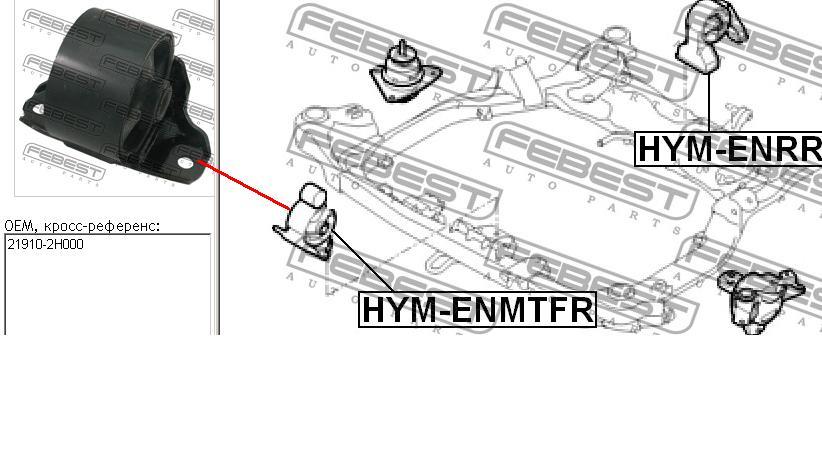 Poduszka silnika Hyundai I30