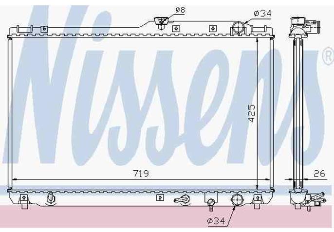 8133086 Polcar Chłodnica silnika