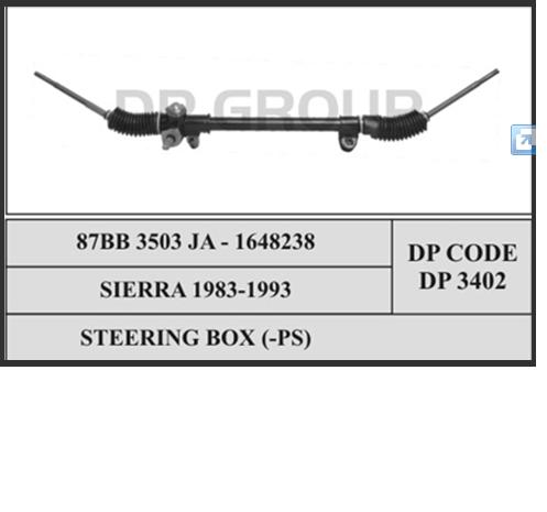 Listwa kierownicza (maglownica) Ford Sierra II hatchback (GBC,GBG) (1987 - 1993) cena, od 94,08 USD