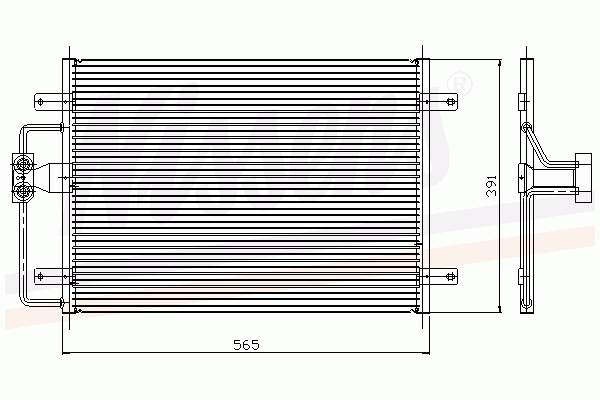 Chłodnica klimatyzacji Renault (RVI) 7700425843 cena, od 74,03 USD