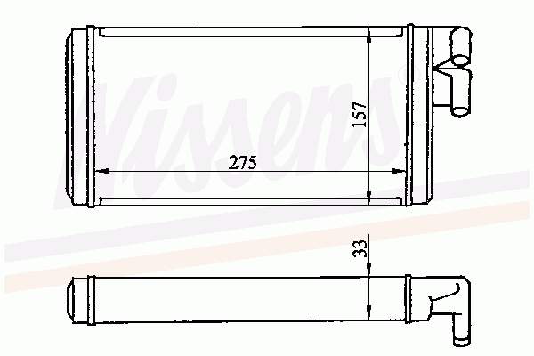 350218403000 Magneti Marelli chłodnica nagrzewnicy (ogrzewacza)