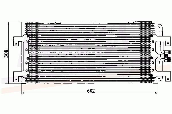 Chłodnica klimatyzacji VAG 7D0820413A cena, od 116,63 USD