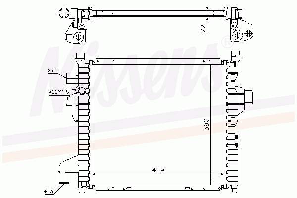 Chłodnica silnika NRF 50569 cena, od 76,94 USD
