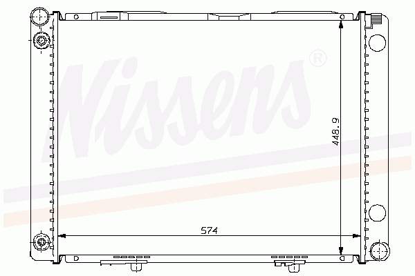 Chłodnica silnika Mercedes A2015008603 cena, od 153,74 USD