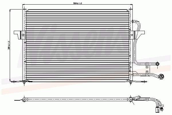 Chłodnica klimatyzacji Ford Mondeo I hatchback (GBP) (1993 - 1996) cena, od 17,87 USD