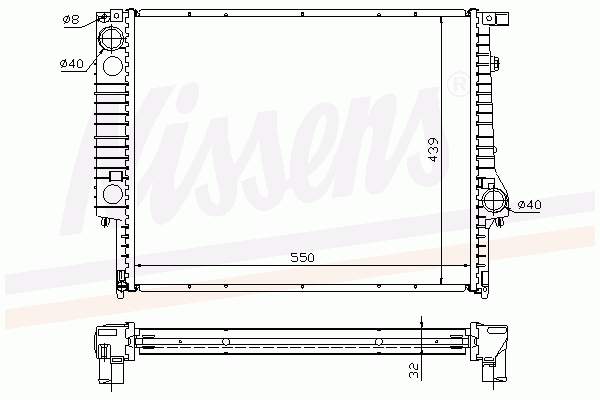 Chłodnica silnika BMW 17112227281 cena, od 125,96 USD