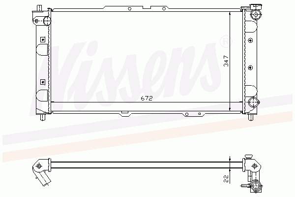 232382 Mazda Chłodnica silnika
