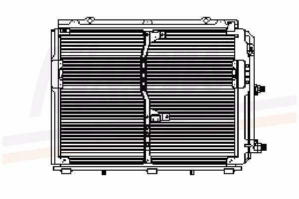 Chłodnica klimatyzacji do Mercedes S (C140)