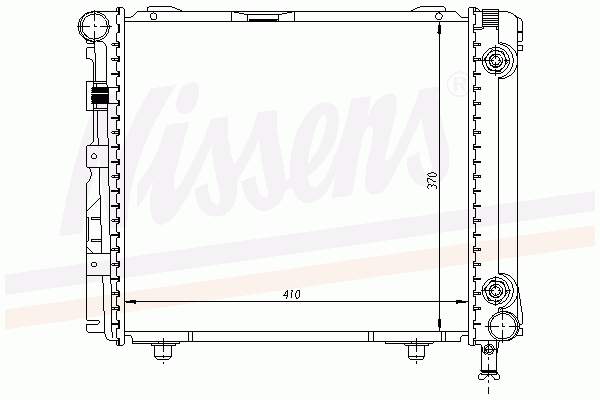 Chłodnica silnika Nissens 62650 cena, od 133,72 USD