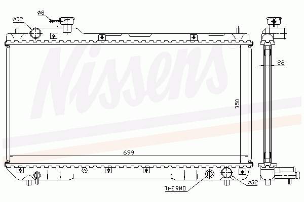 Chłodnica silnika Toyota 164007A490 cena, od 149,28 USD