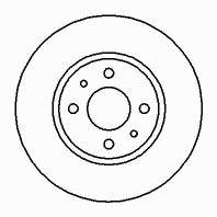 Tarcza hamulcowa przednia Fiat/Alfa/Lancia 46831041 cena, od 38,76 USD