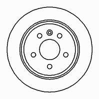 Tarcza hamulcowa tylna Mercedes A6384230112 cena, od 37,49 USD