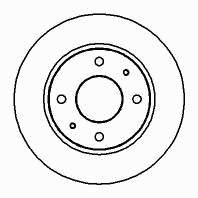 5171233010 Hyundai/Kia tarcza hamulcowa przednia