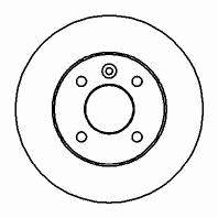 Tarcza hamulcowa tylna Opel 0569111 cena, od 25,35 USD