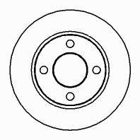 Do koszyka 443615601 VAG Tarcza hamulcowa tylna