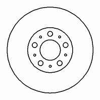 Tarcza hamulcowa przednia Volvo S70 (LS, LT)