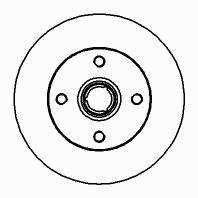 800-117 Cifam tarcza hamulcowa tylna