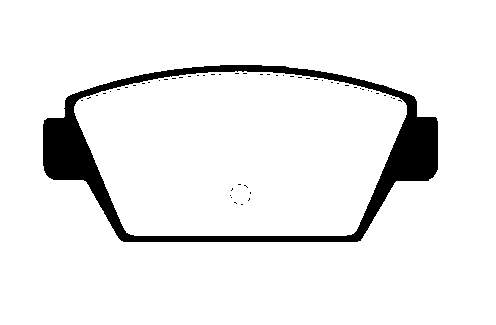 Okładziny (klocki) do hamulców tarczowych tylne Mitsubishi X3516002 cena, od 17,53 USD