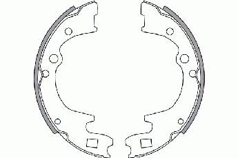 Klocki hamulcowe tylne bębnowe ABS 8967 cena, od 49,64 USD