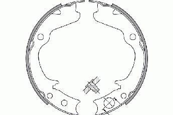 Klocki hamulca ręcznego Subaru 26298AA030 cena, od 26,01 USD