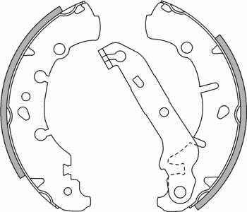 Klocki hamulcowe tylne bębnowe Ford 1125669 cena, od 23,47 USD