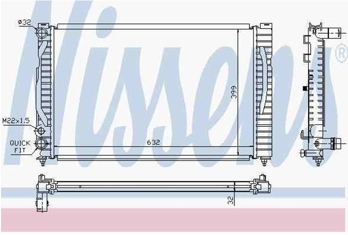 1324081 Polcar Chłodnica silnika