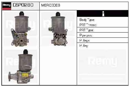 Pompa wspomagania hydraulicznego kierownicy A124460178080 Mercedes