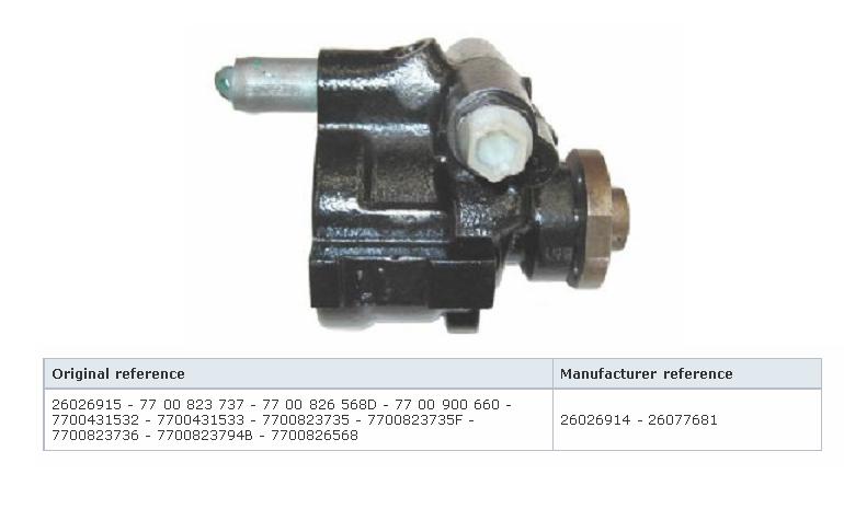 50048735 Keiko Pompa wspomagania hydraulicznego kierownicy
