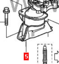 Poduszka (podpora) silnika prawa dolna Honda 50820SNBJ02 cena, od 59,34 USD