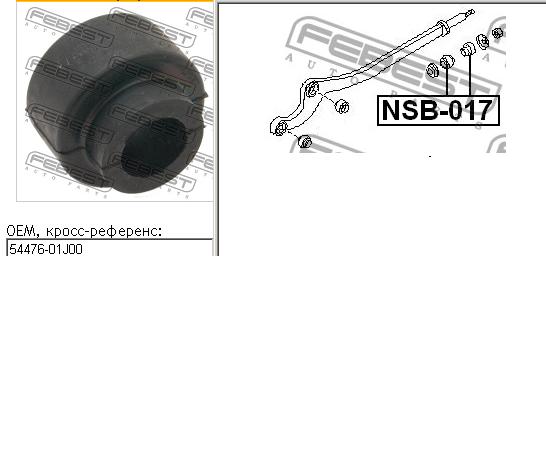 Silentblock przedniego wahacza dolnego Nissan/Infiniti 5447601J00 cena, od 4,82 USD